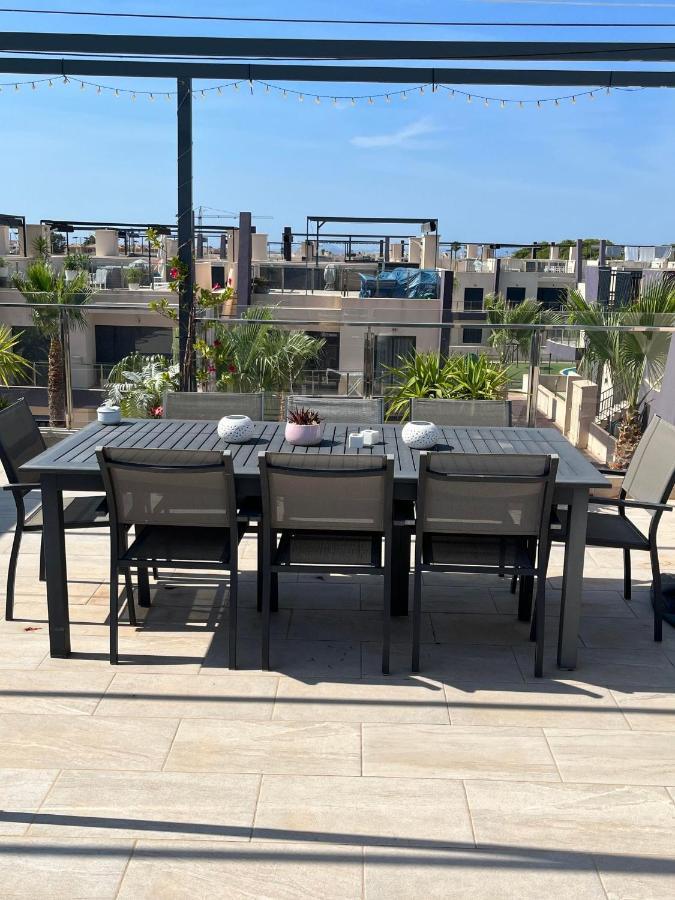 Higuericas Costa 222 Haerlig Takterrass Med Havsutsikt - Pool Och 250M Till Stranden Torre de la Horadada 外观 照片